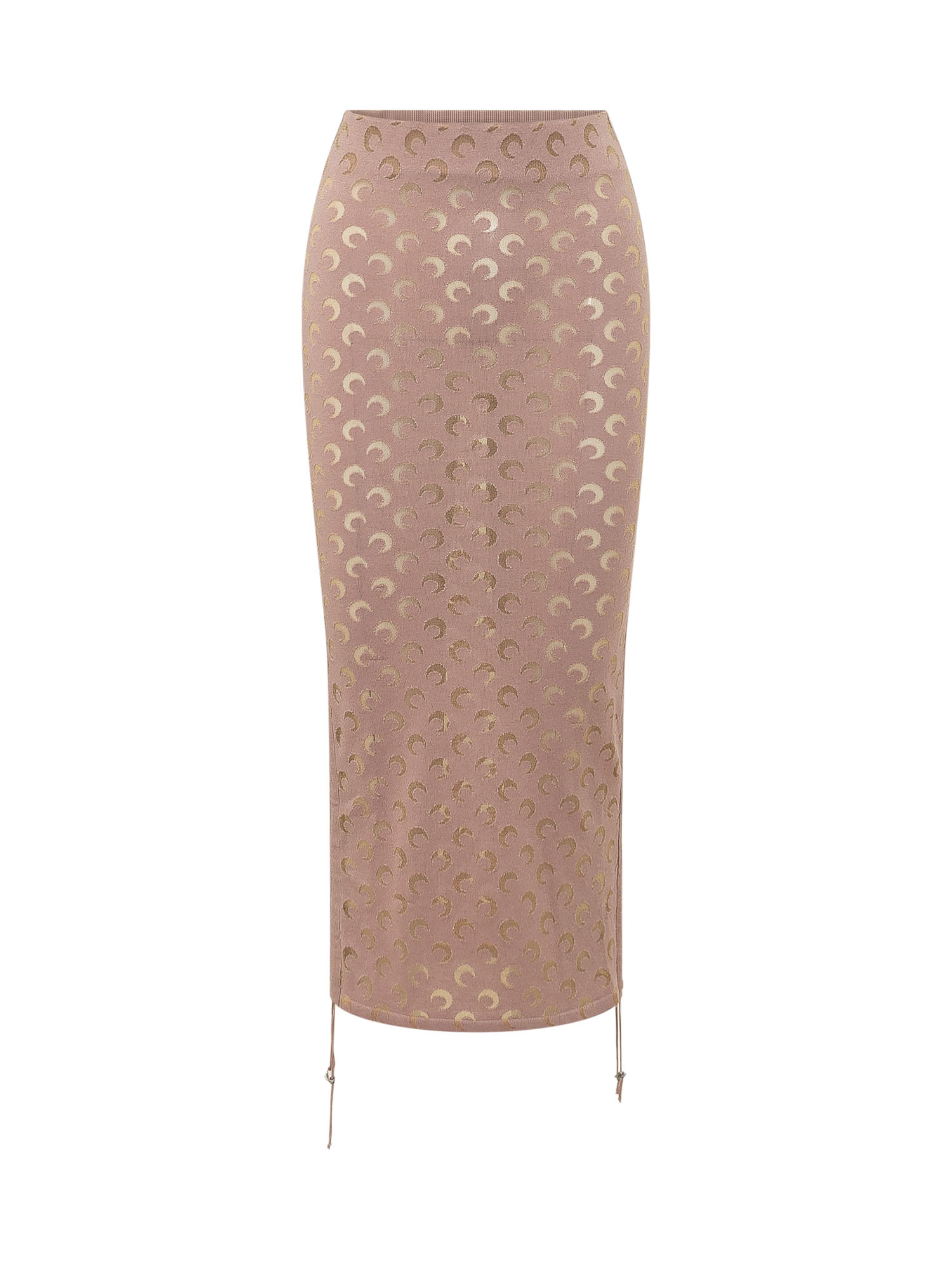 [MARINE SERRE] Long skirt SS26 WSK142ACKNI0545 PK00