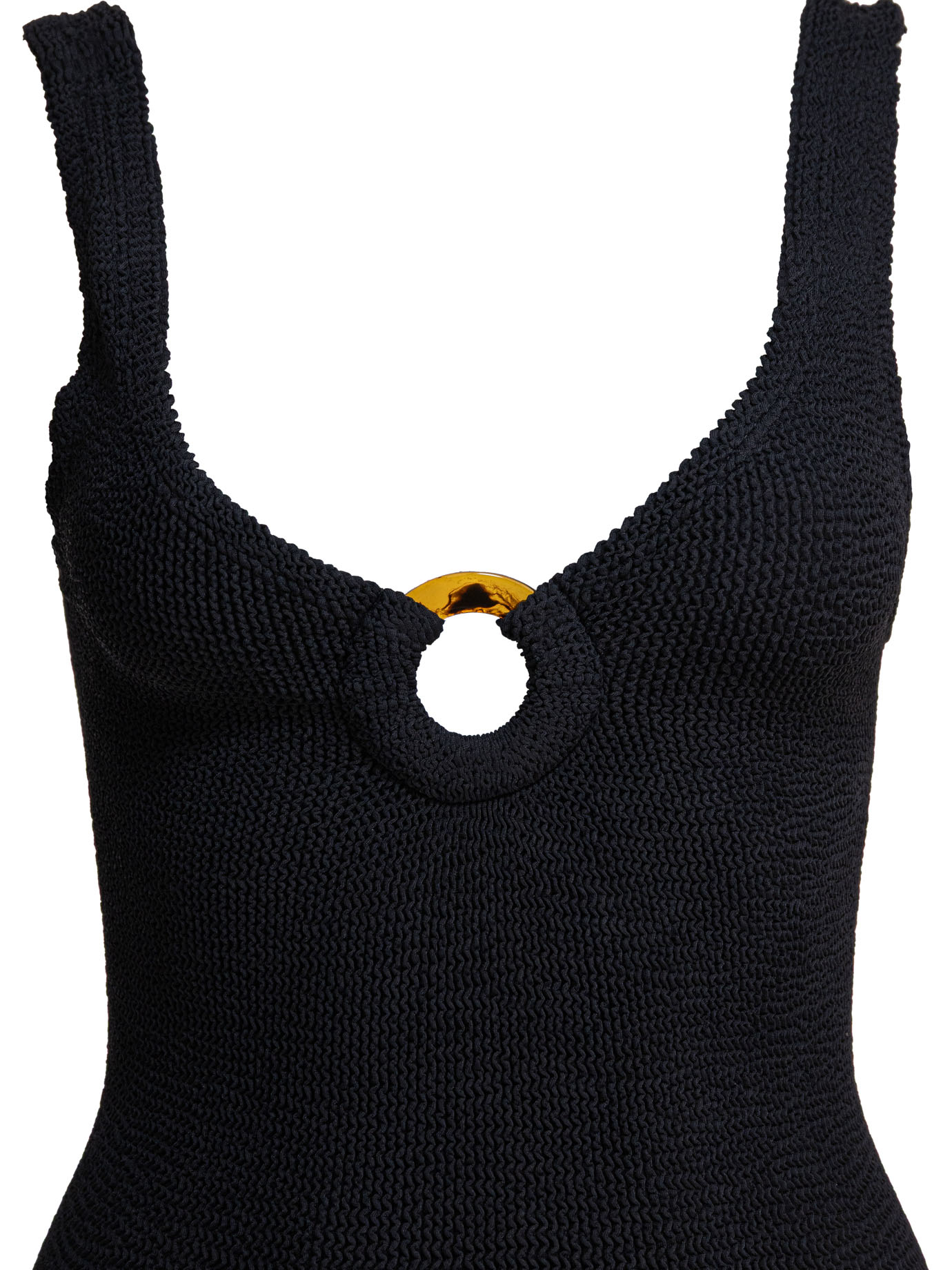 [Hunza G] Swimsuit SS26 CELINE SWIMCRINKLEBLACK