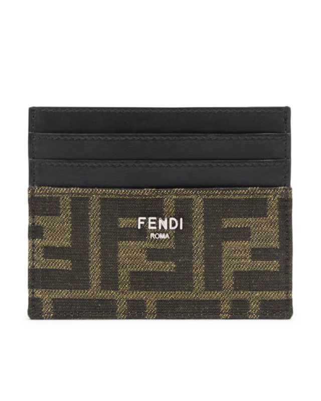 [Fendi] Cardholder FW26 7M0164ALWKF0L3T TOBACCO MORO BLACK PALL