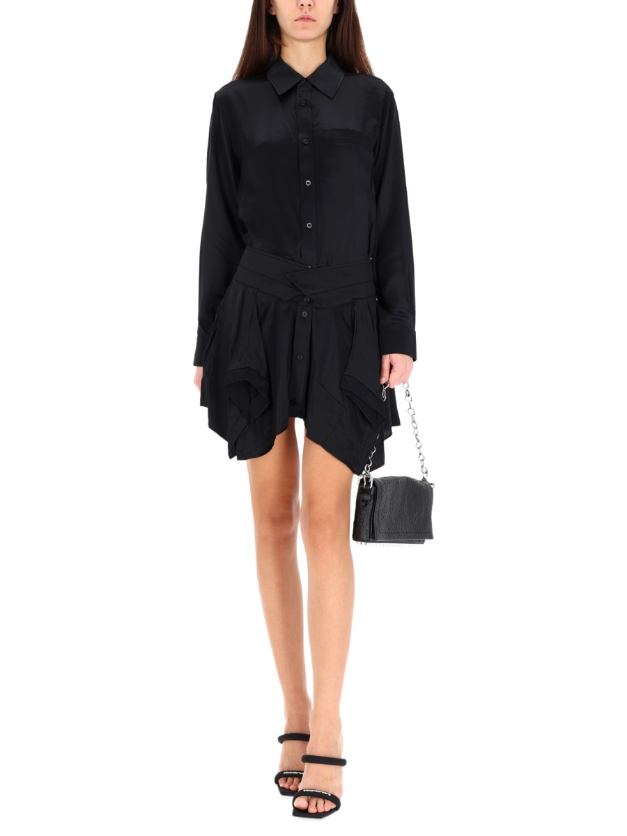 [ALEXANDERWANG.T] Long sleeve dress FW25 4WC4256872_001