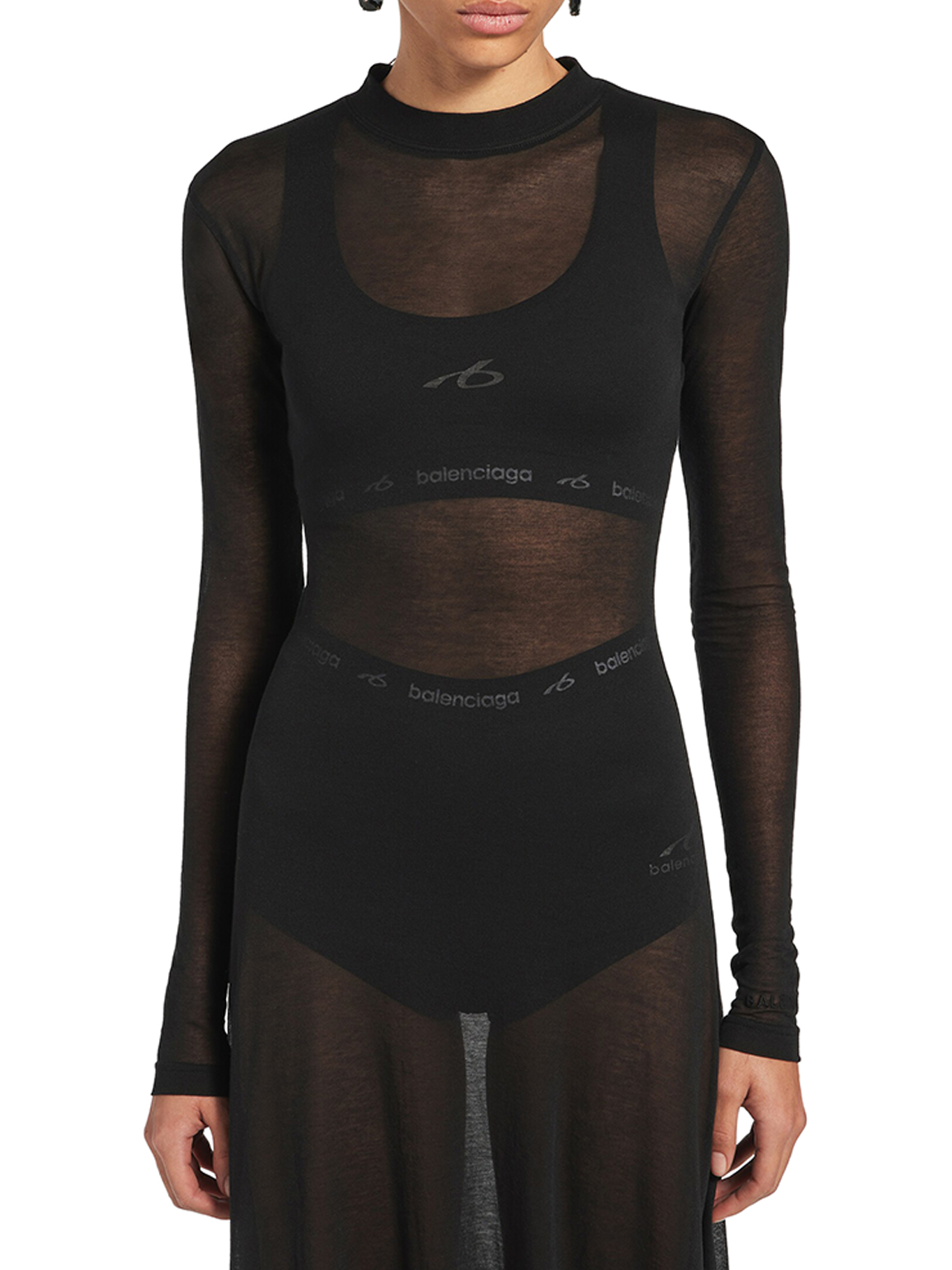 [Balenciaga] Sports Top FW26 A0023QTUVN71000 BLACK