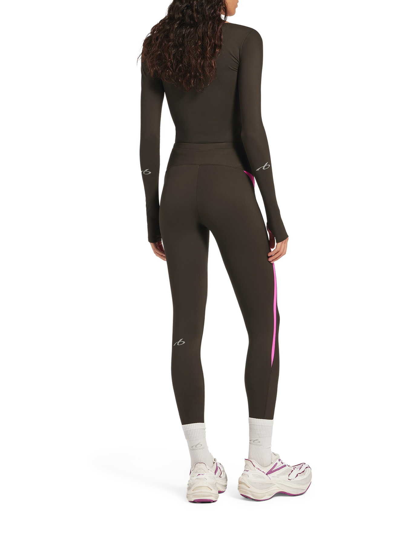 [Balenciaga] Leggings FW26 A0023WTUVN72866 KAKI BROWN FLUO PINK