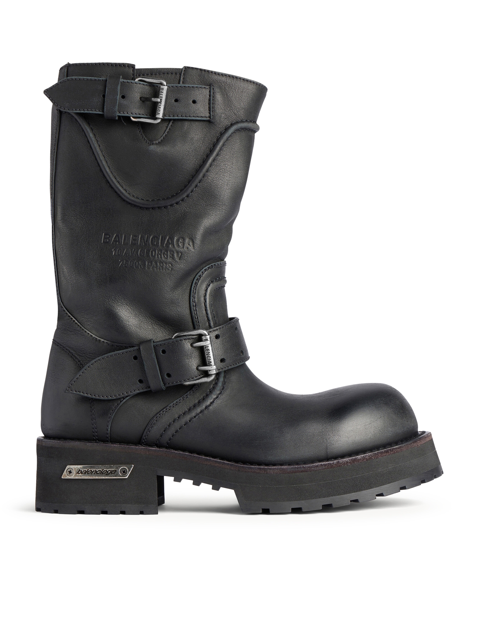 [Balenciaga] Boots FW26 833581WCAL11080 BLACK SILVER
