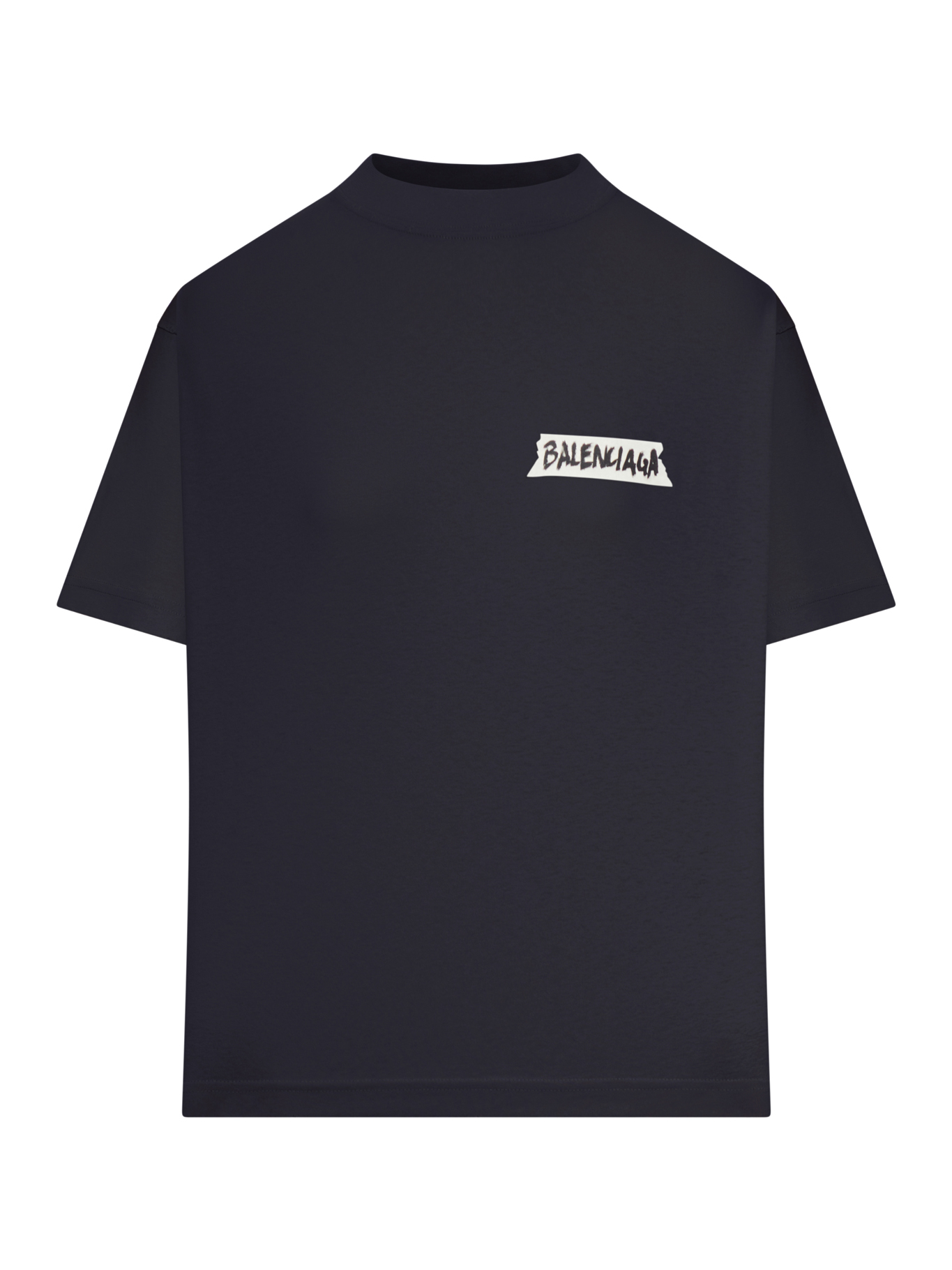 [Balenciaga] T-shirts Short Sleeve SS26 850990TTVL61041 FADED WASHED BLACK