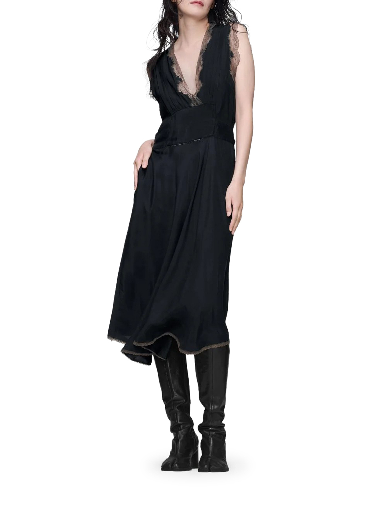 [Maison Margiela] Sleeveless dress SS26 S51DD0058M35798900 BLACK