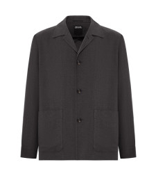 [ZEGNA] Jacket SS26 376C54A31DHAQ07R DK GRY SLD