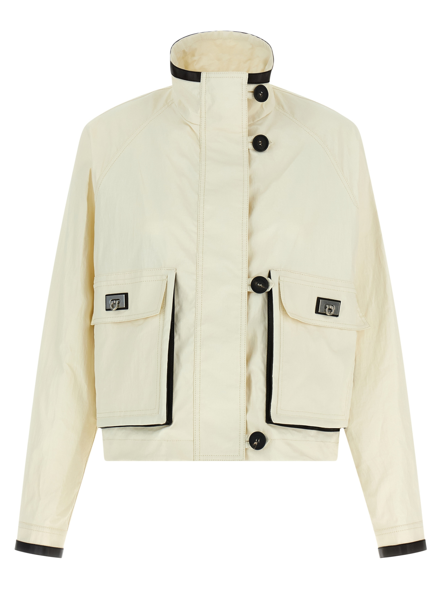 [Ferragamo] Casual Jacket SS26 790544MASCARPONE