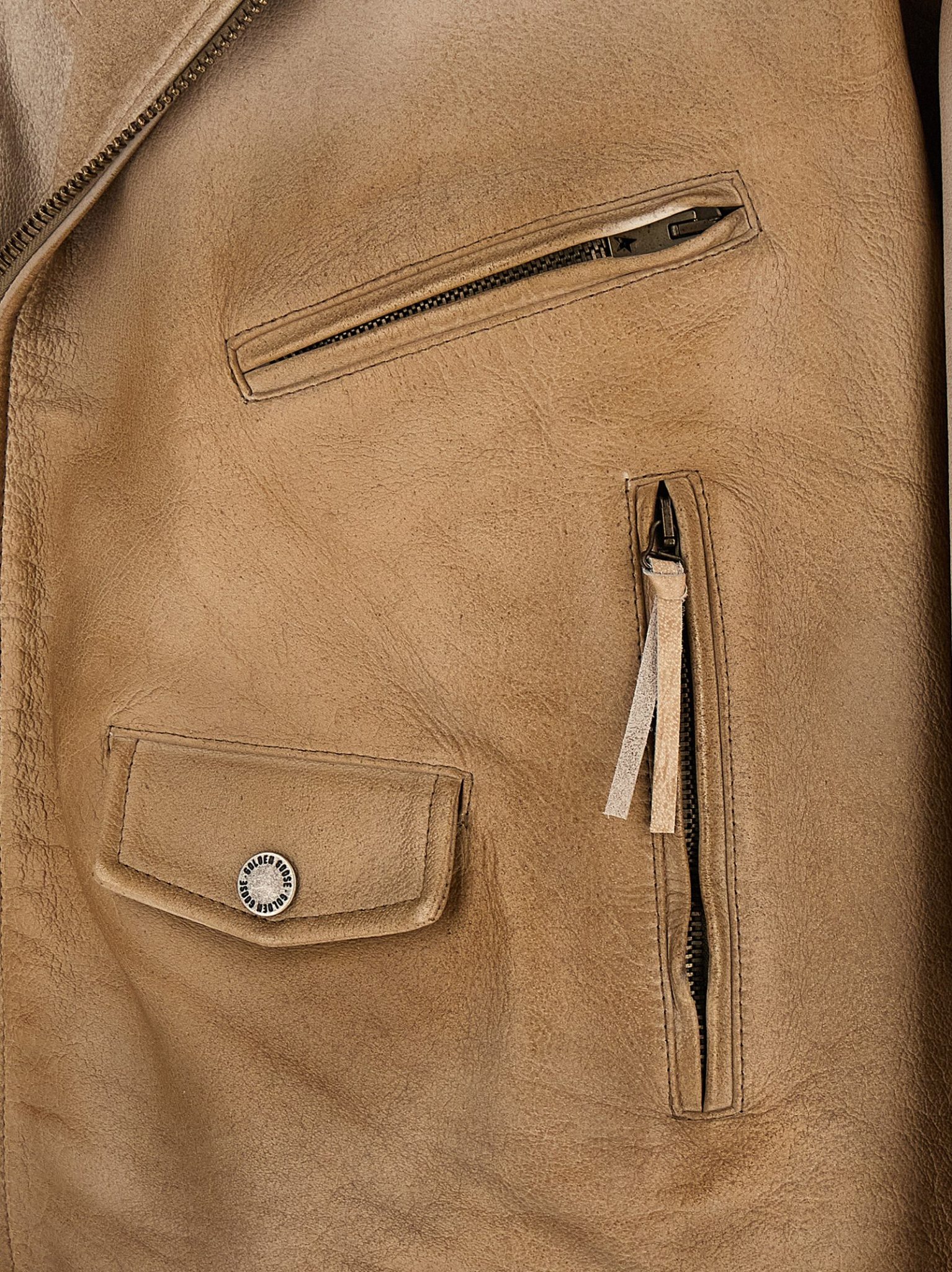 [Golden Goose] Leather Jacket SS26 GUP02535P0023041515515155