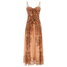 [Zimmermann] Sleeveless dress FW26 8062DSS261PPSFL