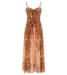 [Zimmermann] Sleeveless dress FW26 8062DSS261PPSFL