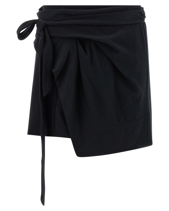 [Isabel Marant] Mini skirt SS26 JU0198FDA1N41I01BK