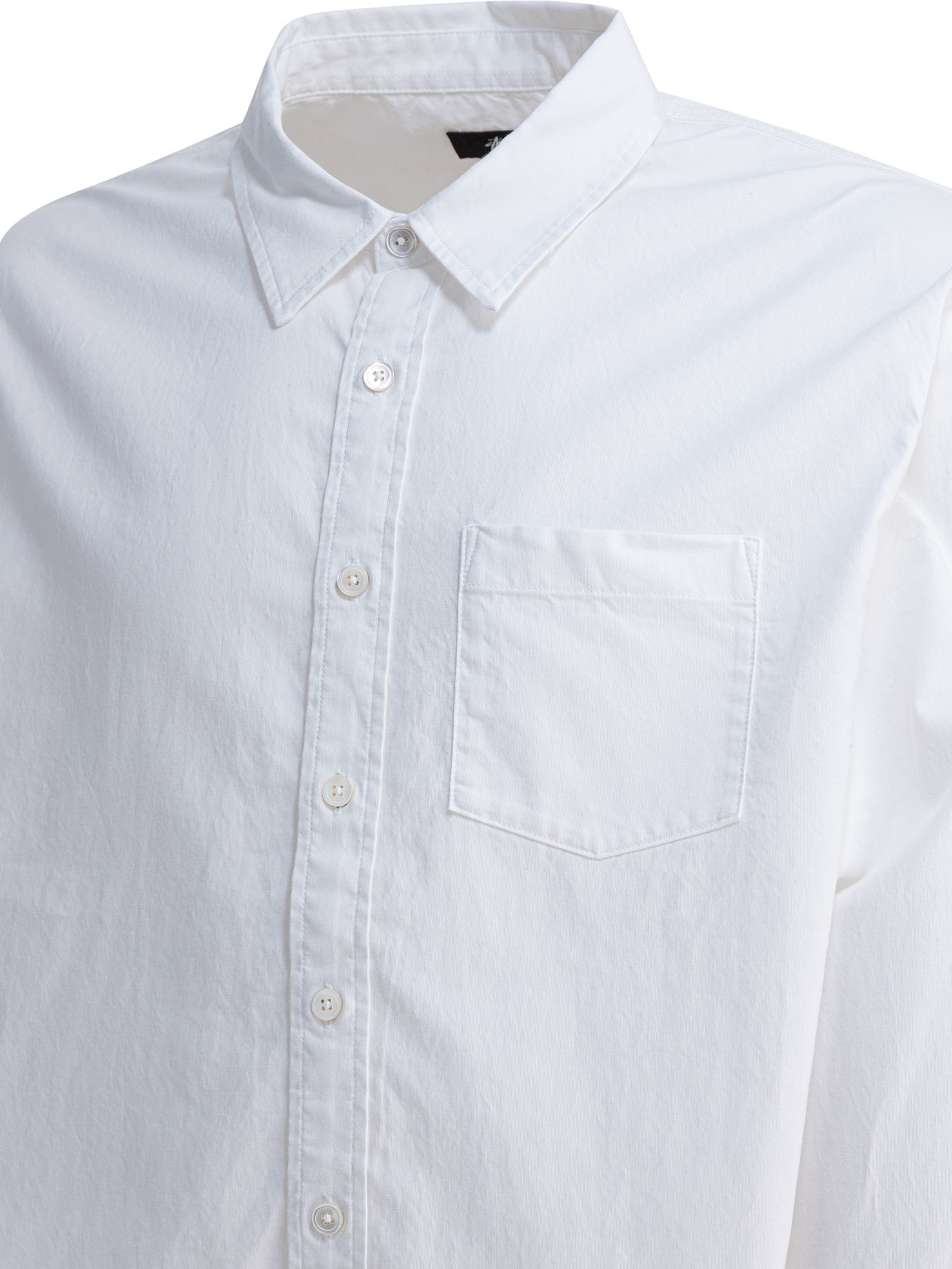 [Stussy] Shirts Long Sleeve FW25 11103641201 WHITE