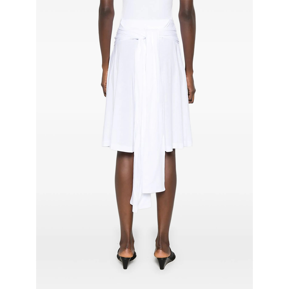 [TOTEME] Shorts FW26 263-WRB0415 FB0419-047 WHITE