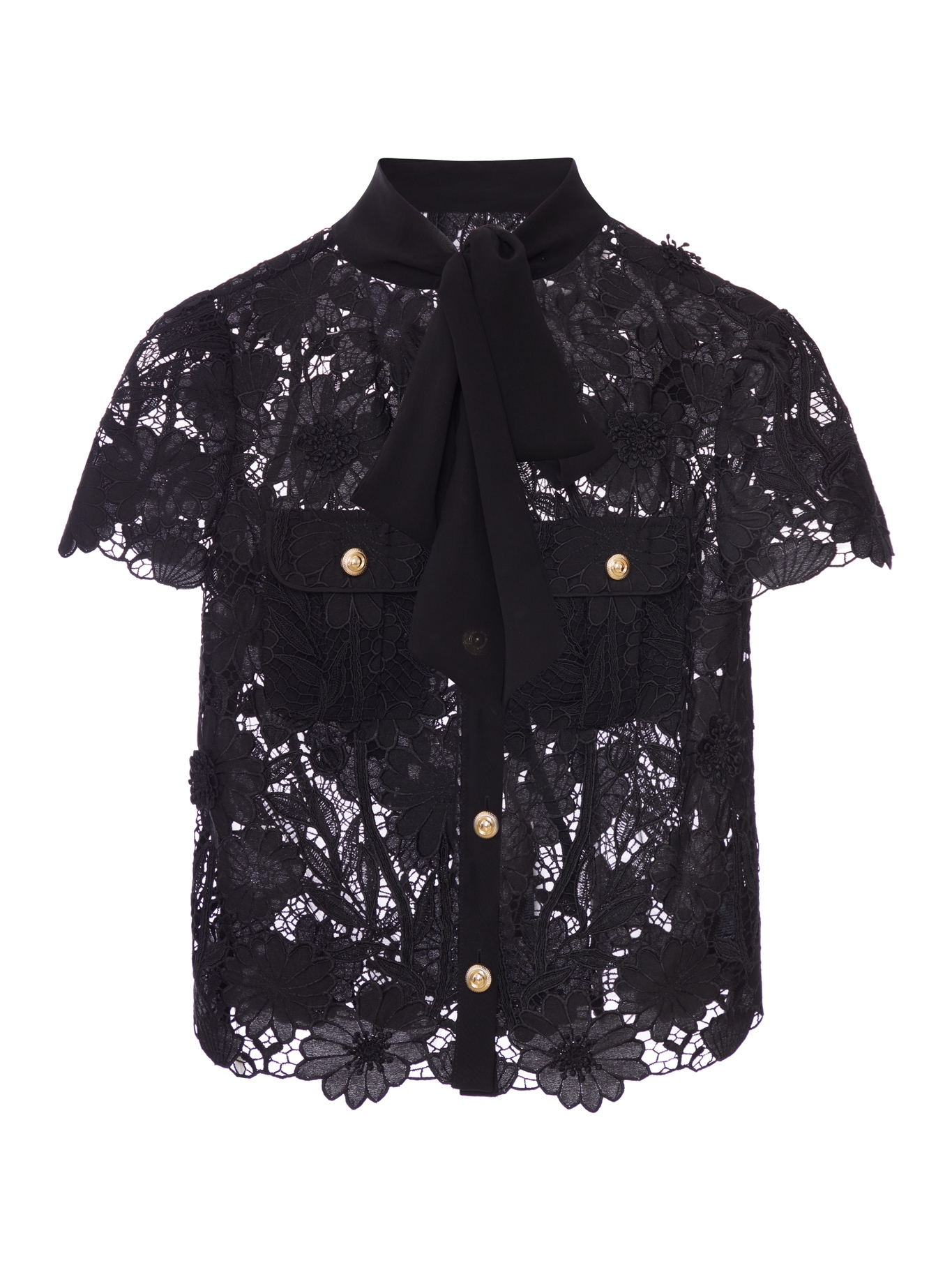 [Self-portrait] Shirts Short Sleeve FW26 PF26111TBBLACK