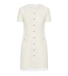 [Self-portrait] Short sleeve dress FW26 PF26002SBCCREAM