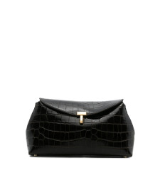[TOTEME] Clutch bag FW26 234-WAL944 LE0076-034 DKBRO