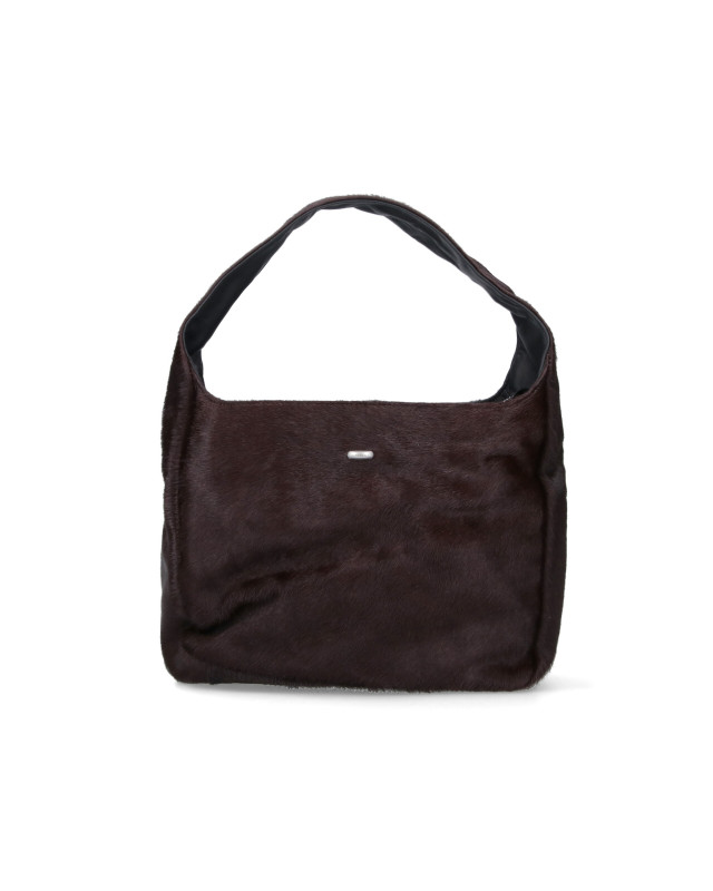 [Our Legacy] Tote bag FW25 A4258BCHCHOCOLATE HAIR ON HIDE