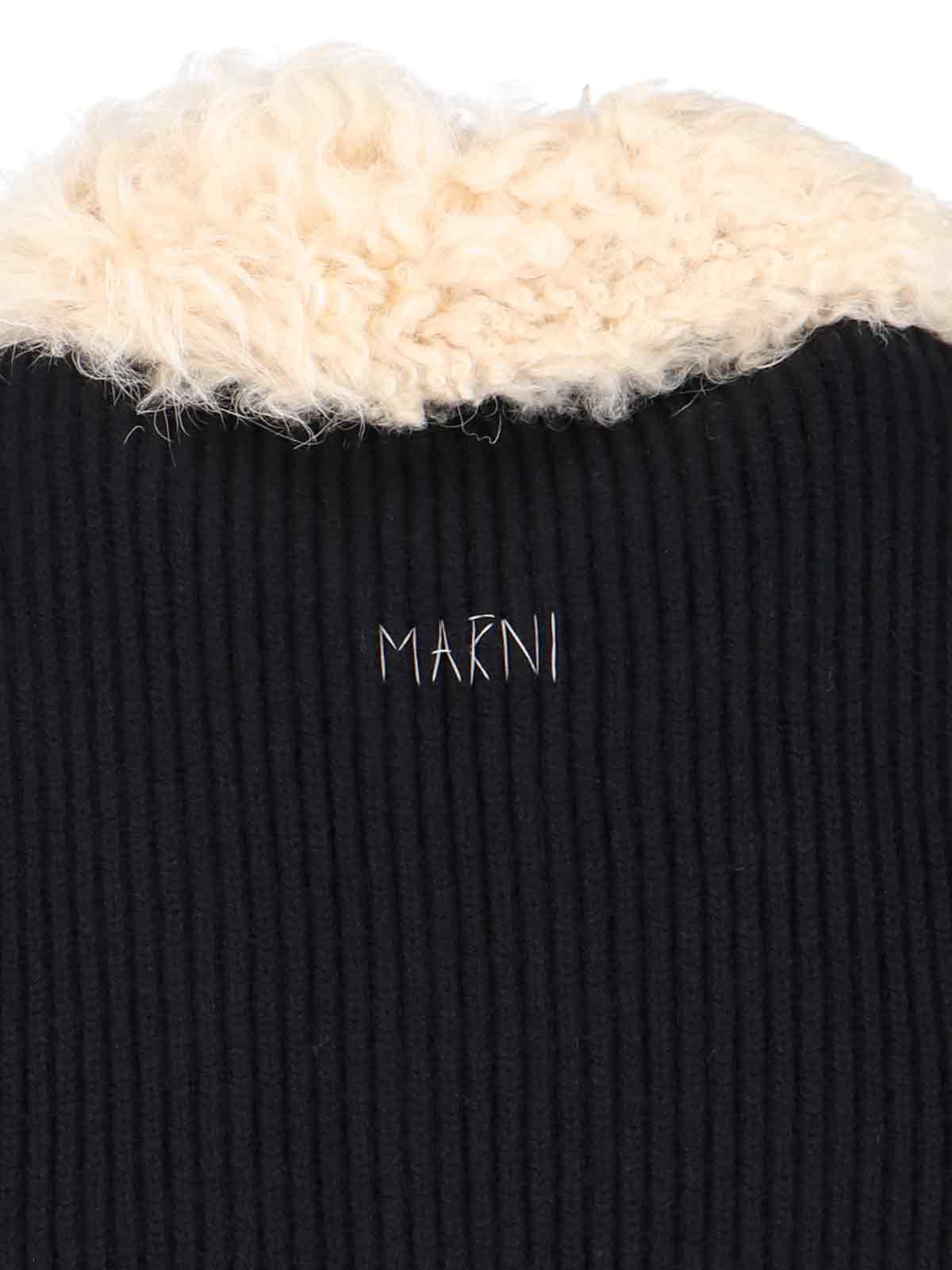 [Marni] Mouton jacket FW25 GIMD0025NQ UFWH2700N99