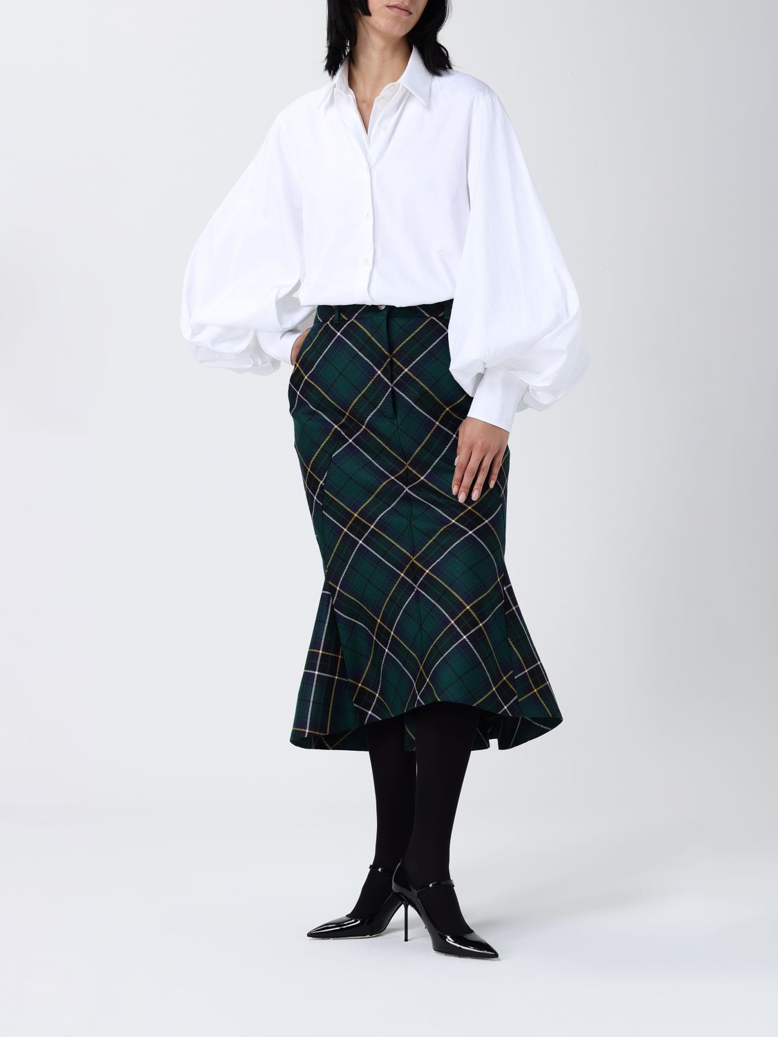 [McQueen] Long skirt FW25 839654QJAFI 4348