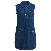 [Self-portrait] Sleeveless dress SS26 PF25-803S-BLBLUE