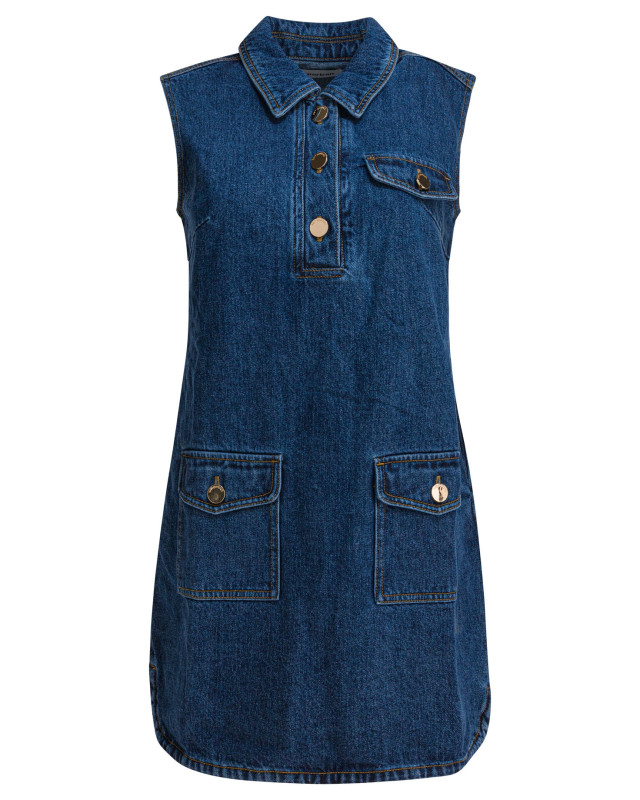 [Self-portrait] Sleeveless dress SS26 PF25-803S-BLBLUE