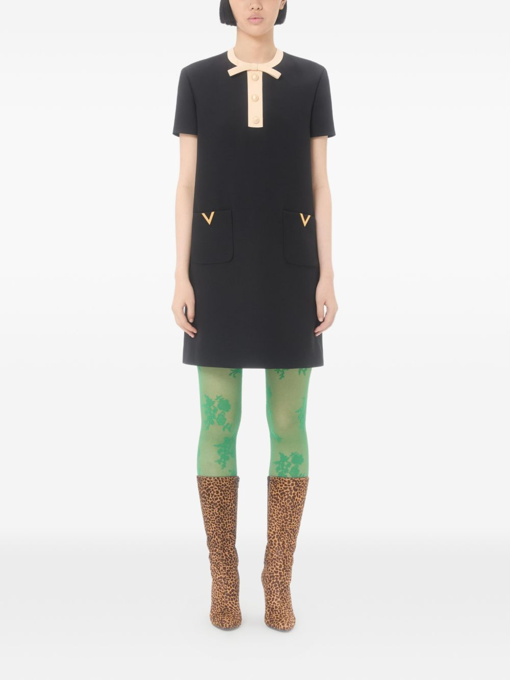 [Valentino] Short sleeve dress SS26 BVAJD01CFTB1