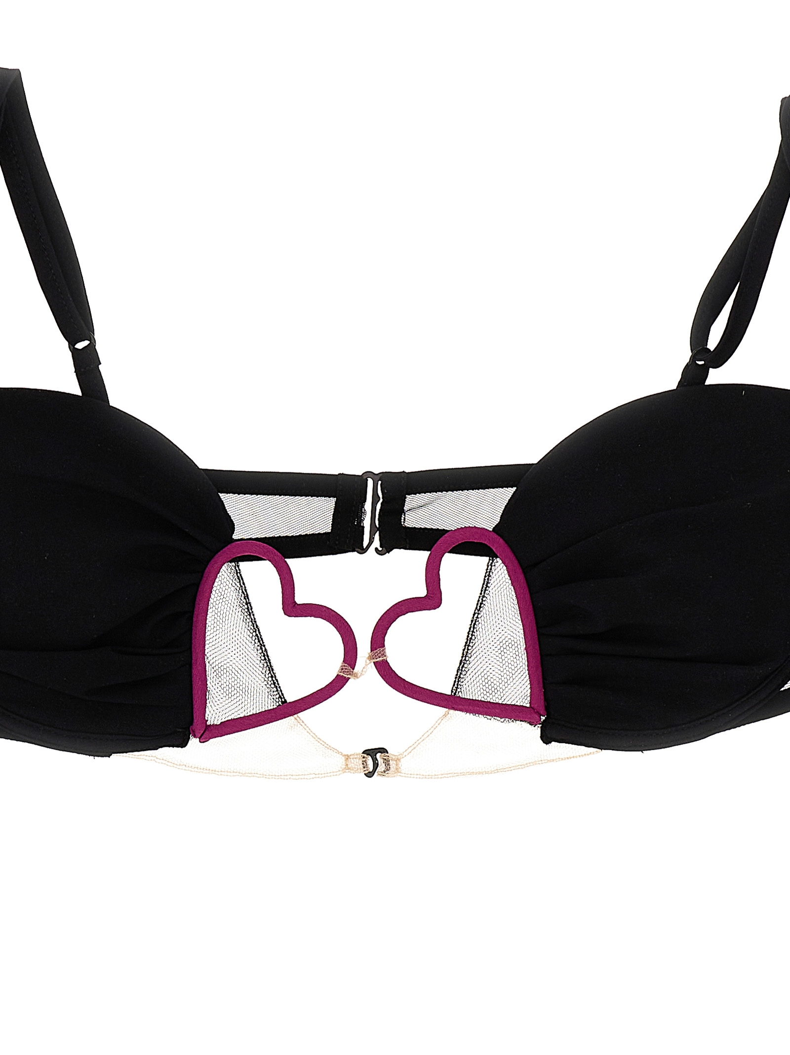 [Nensi Dojaka] Brassiere SS23 NDSS23LIN001BLKFCS