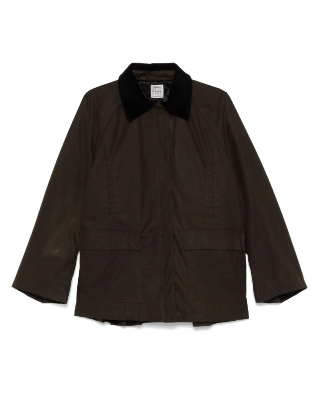 [TOTEME] Jacket FW26 244-WRO4722 FB0320-213 BARK