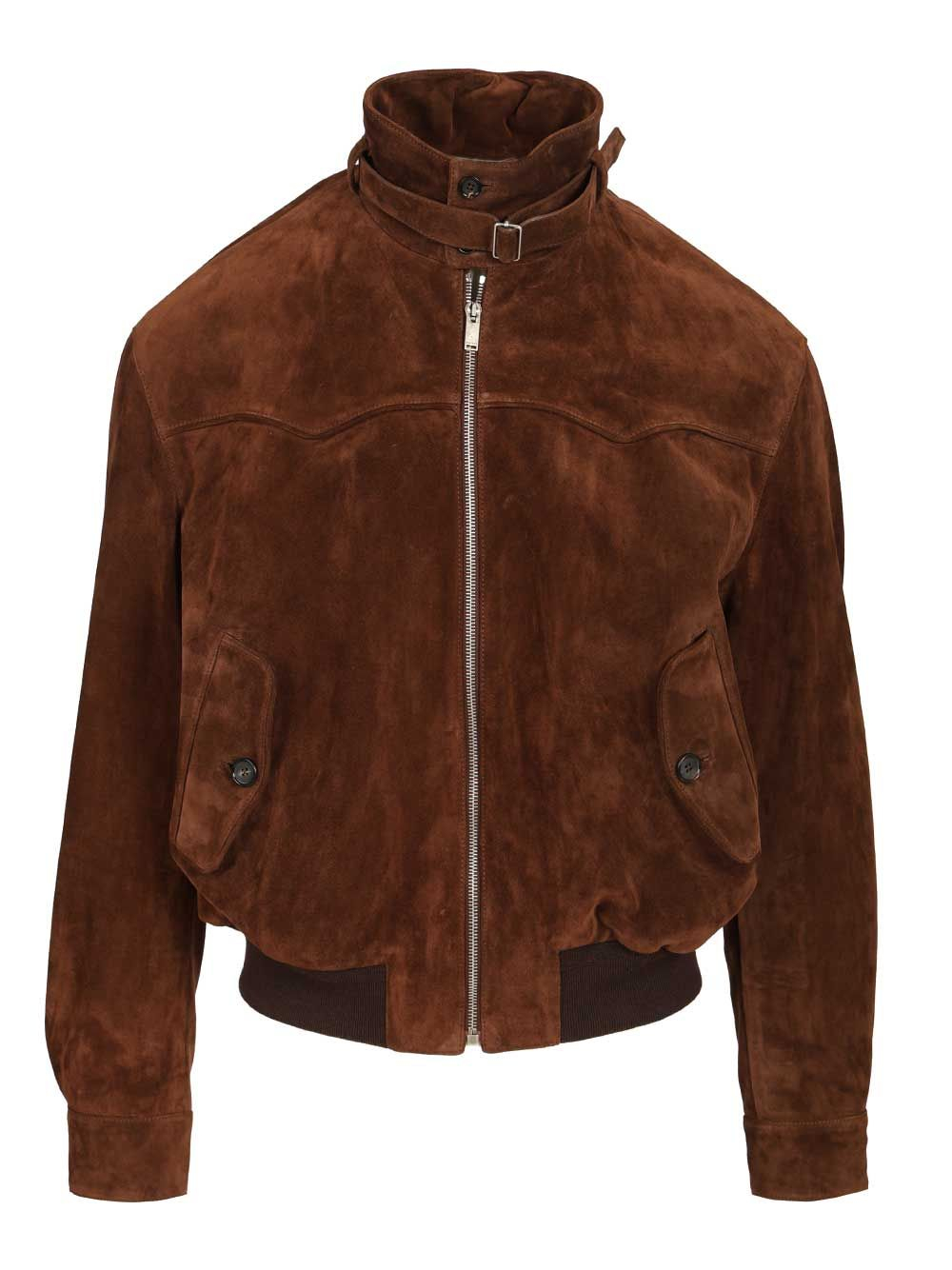 [McQueen] Leather Jacket SS26 857770Q5AQ22023