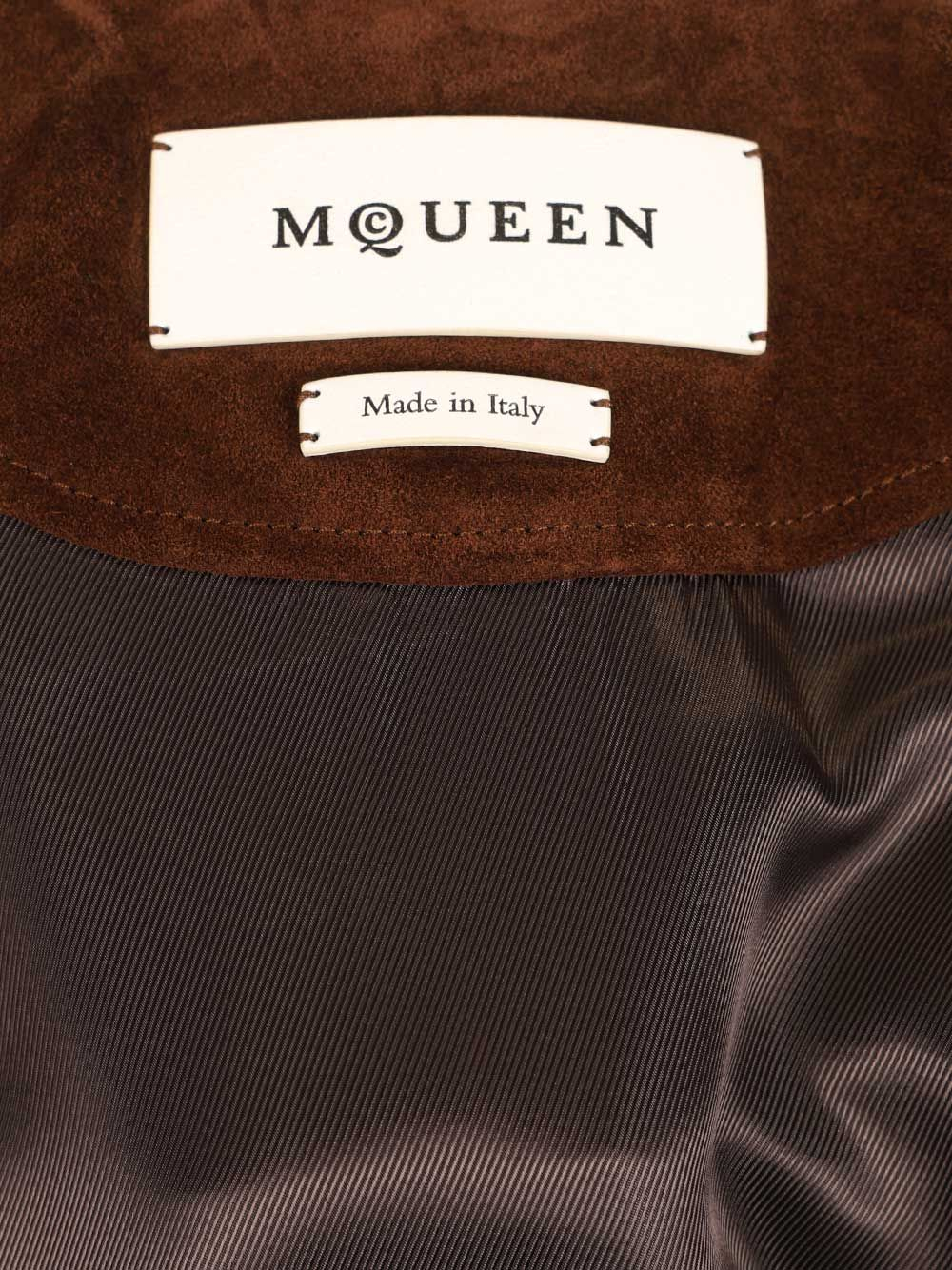 [McQueen] Leather Jacket SS26 857770Q5AQ22023