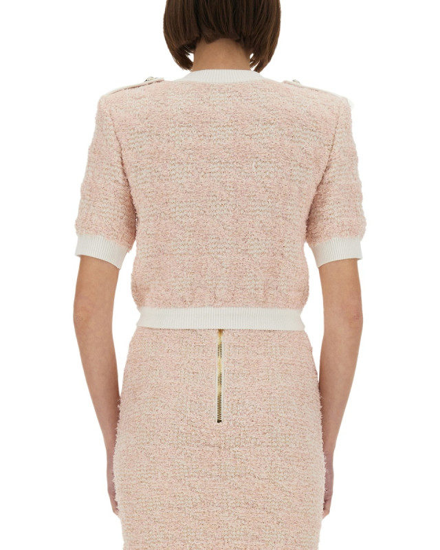 [Balmain] Cardigan FW25 FF1KL235KI72_OIN