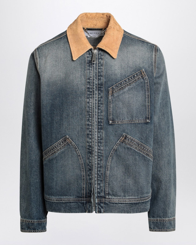 [Alexander McQueen] Denim jacket SS25 809777QTACM