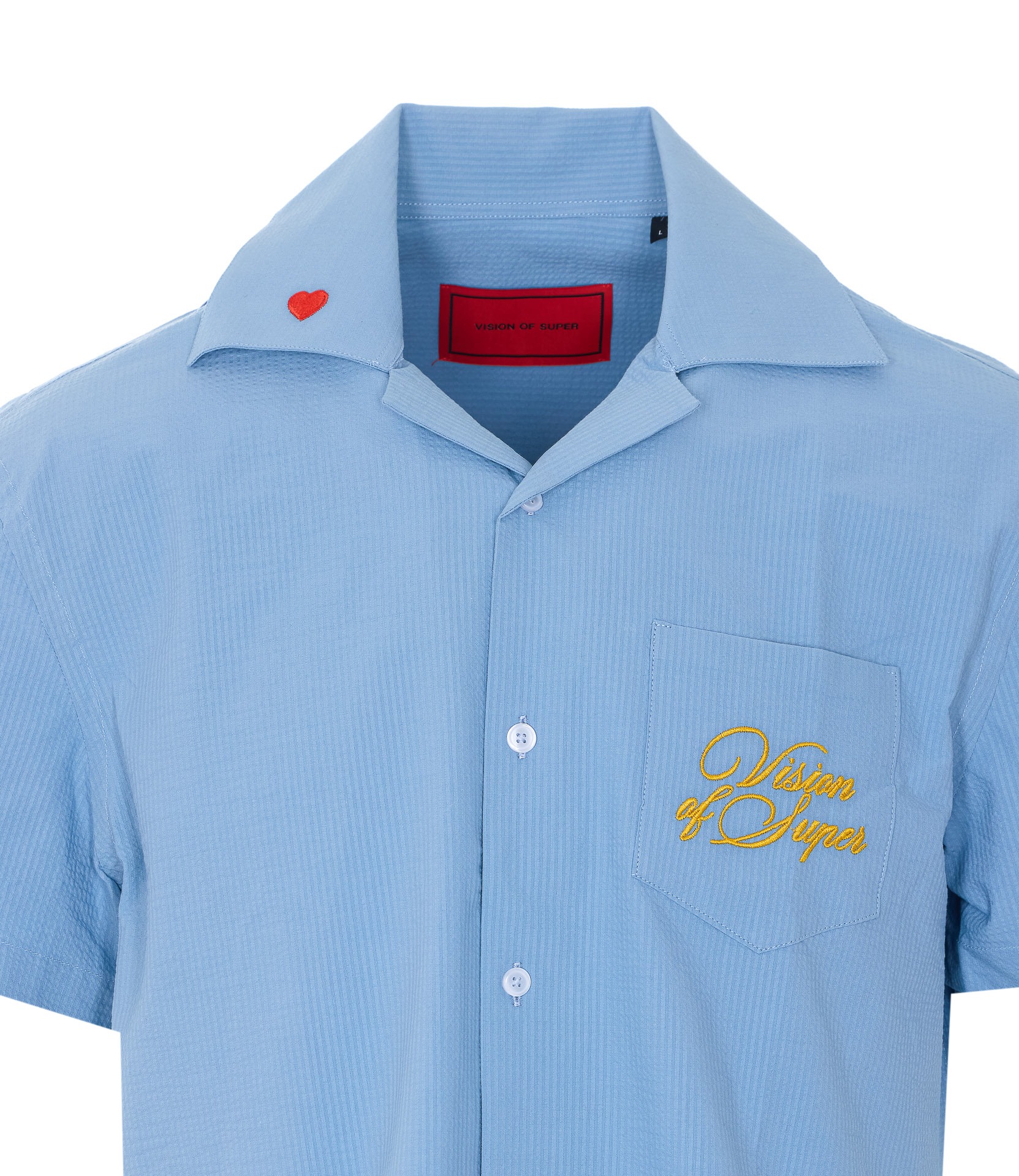 [Vision Of Super] Shirts Short Sleeve SS26 VS089CMBLU