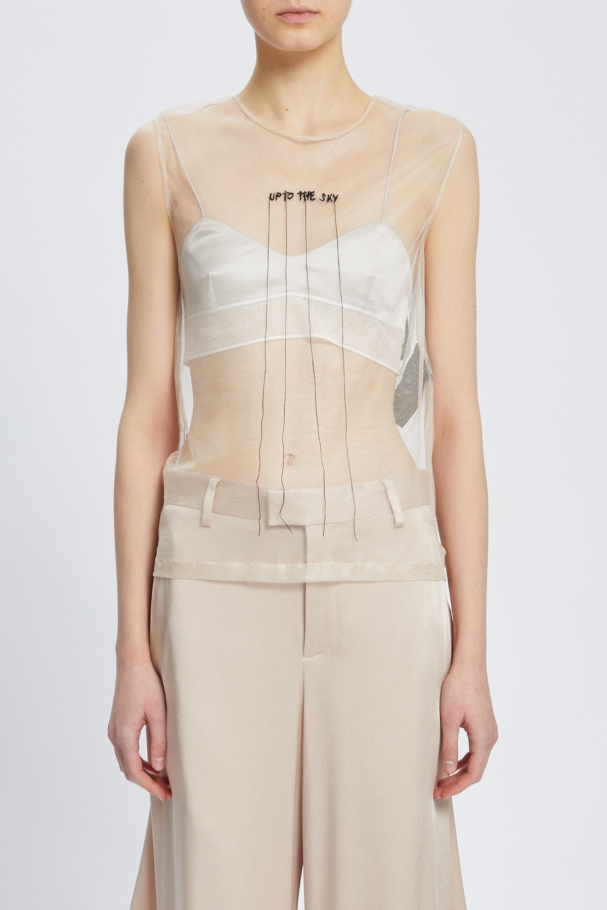 [ANN DEMEULEMEESTER] Tank top FW25 B0013169FA585034