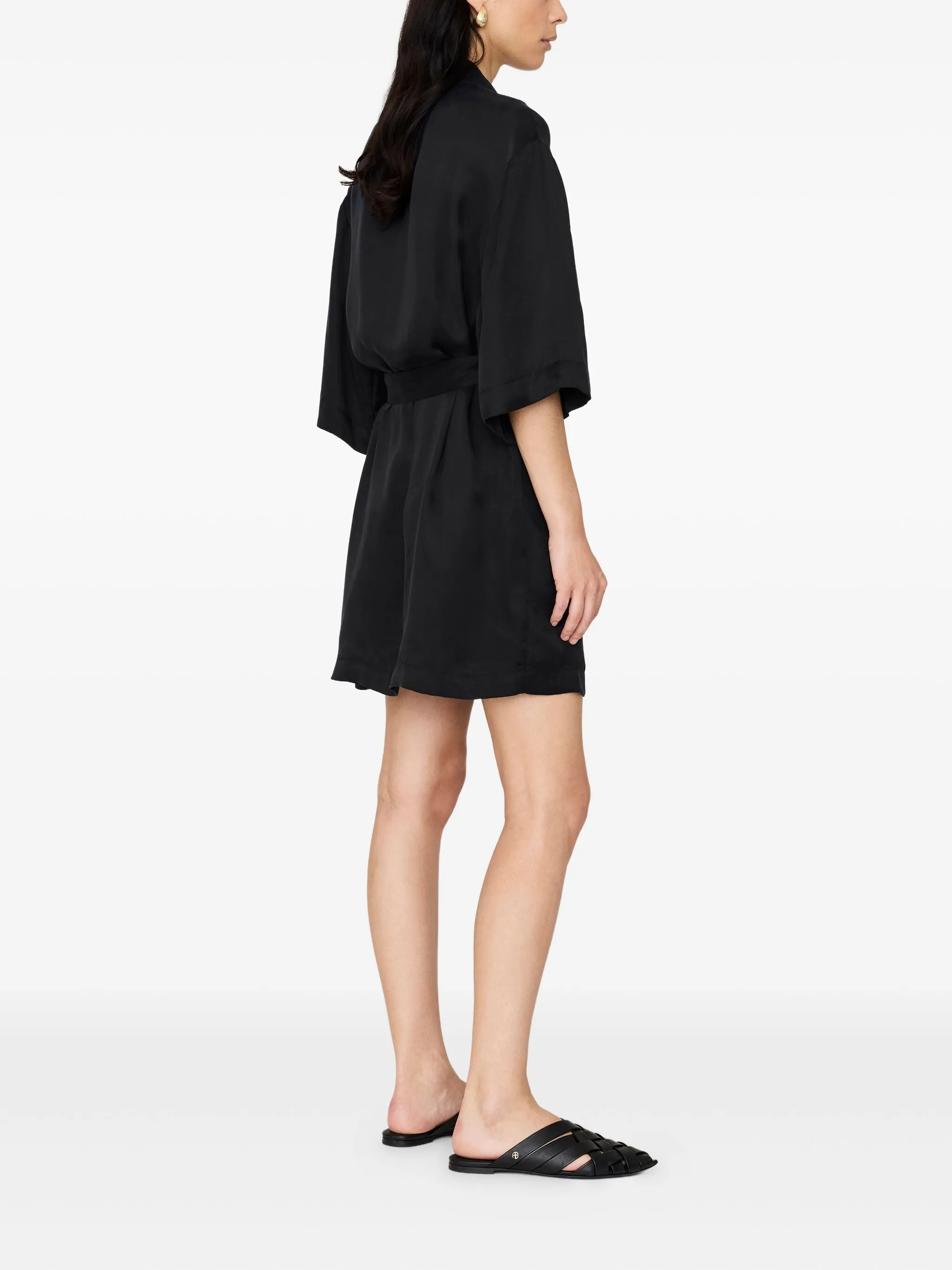 [Anine Bing] Long sleeve dress FW25 A0211045BLK26