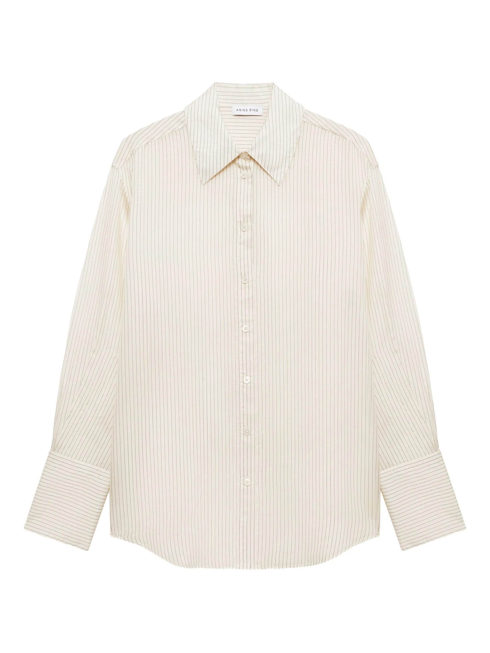 [Anine Bing] Shirts Long Sleeve FW25 A0711033MTL55