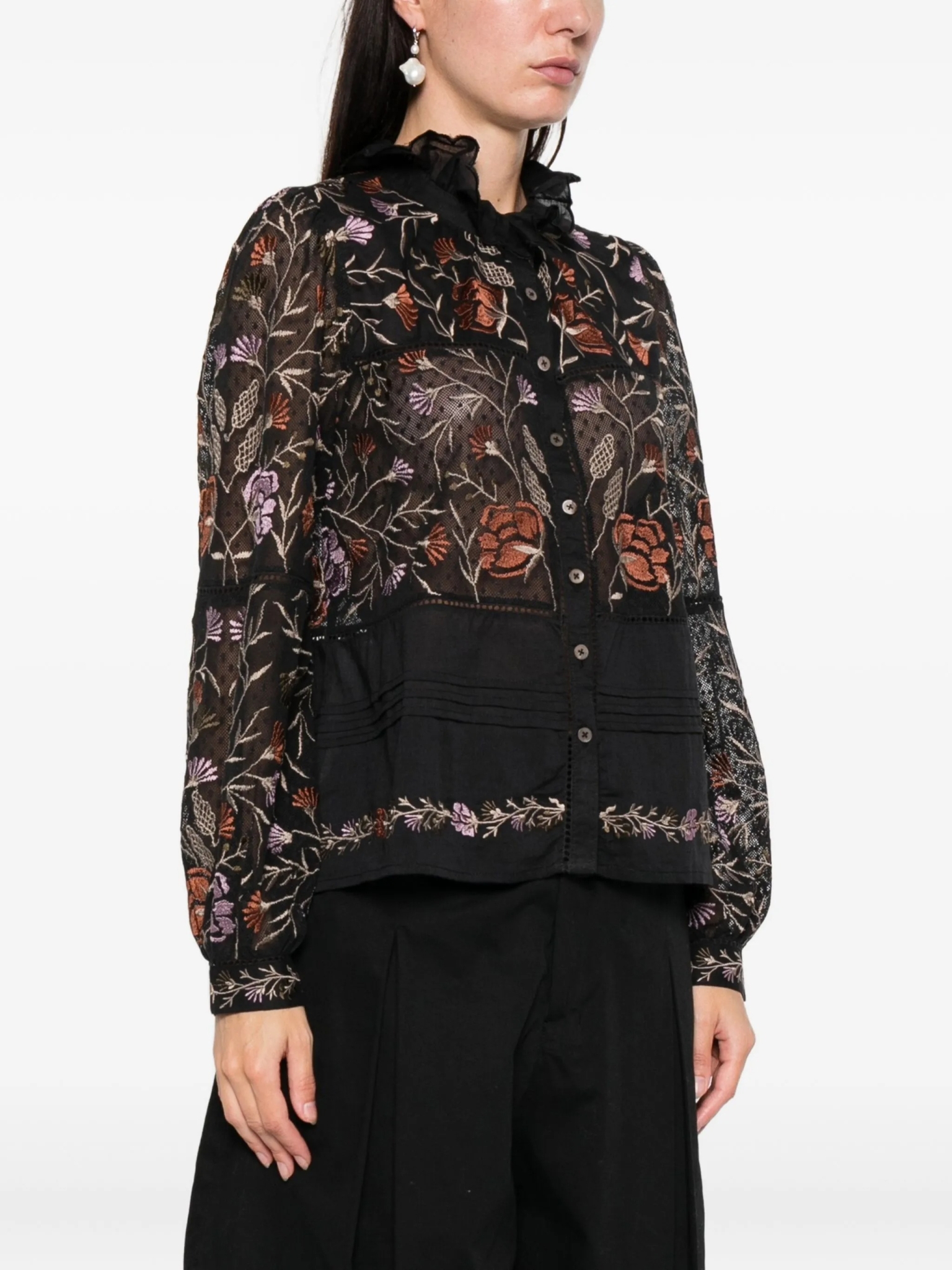 [ANTIK BATIK] Shirts Long Sleeve FW25 ARIMA1BLO
