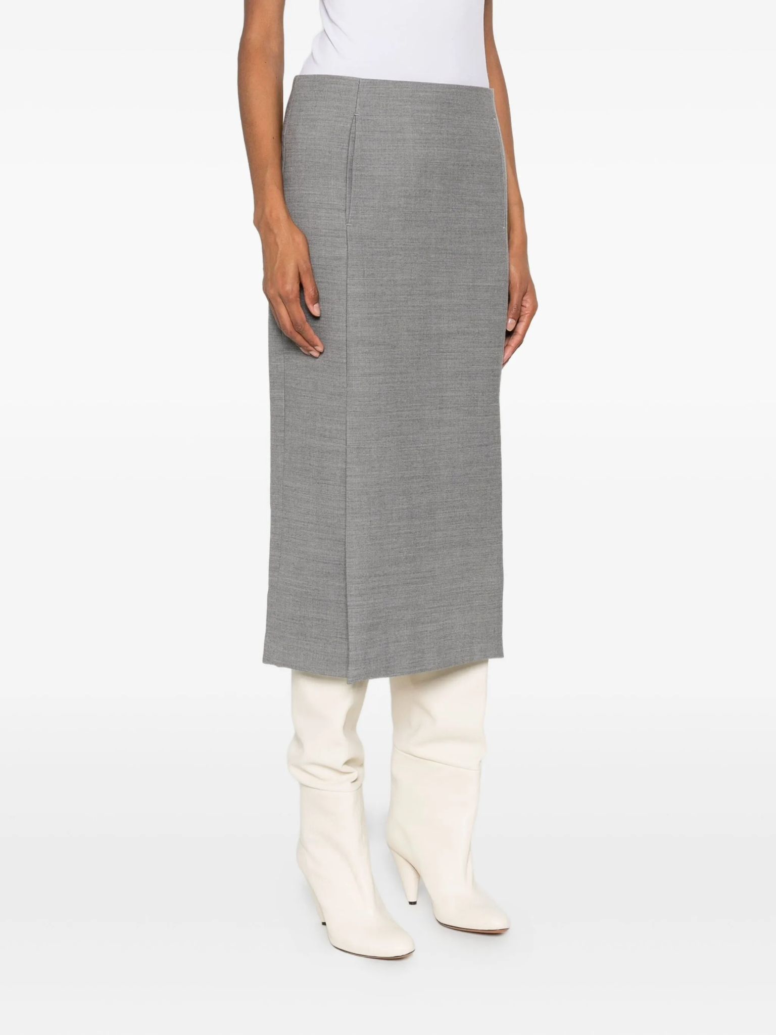 [Entire Studios] Midi skirt FW25 ESWW257017WG