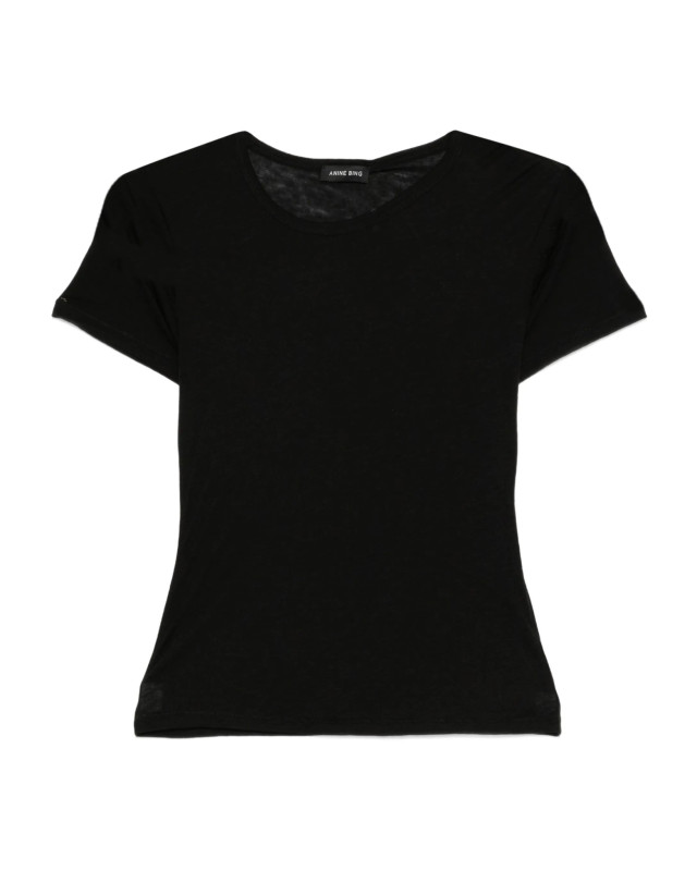 [Anine Bing] T-shirts Short Sleeve FW25 A0811500BLK26