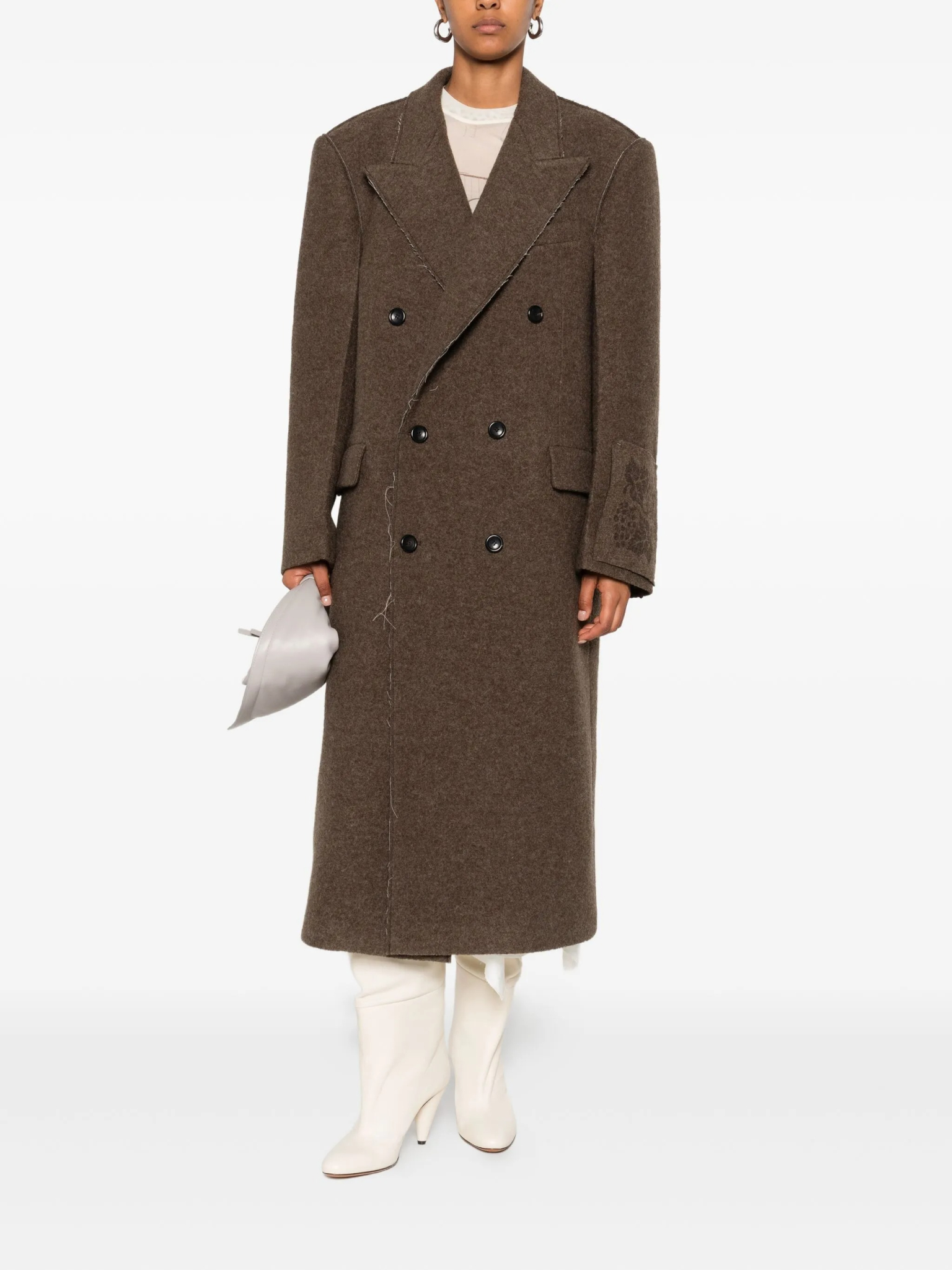 [Federico Cina] Coat FW25 FCCOCT0101RAWCUT