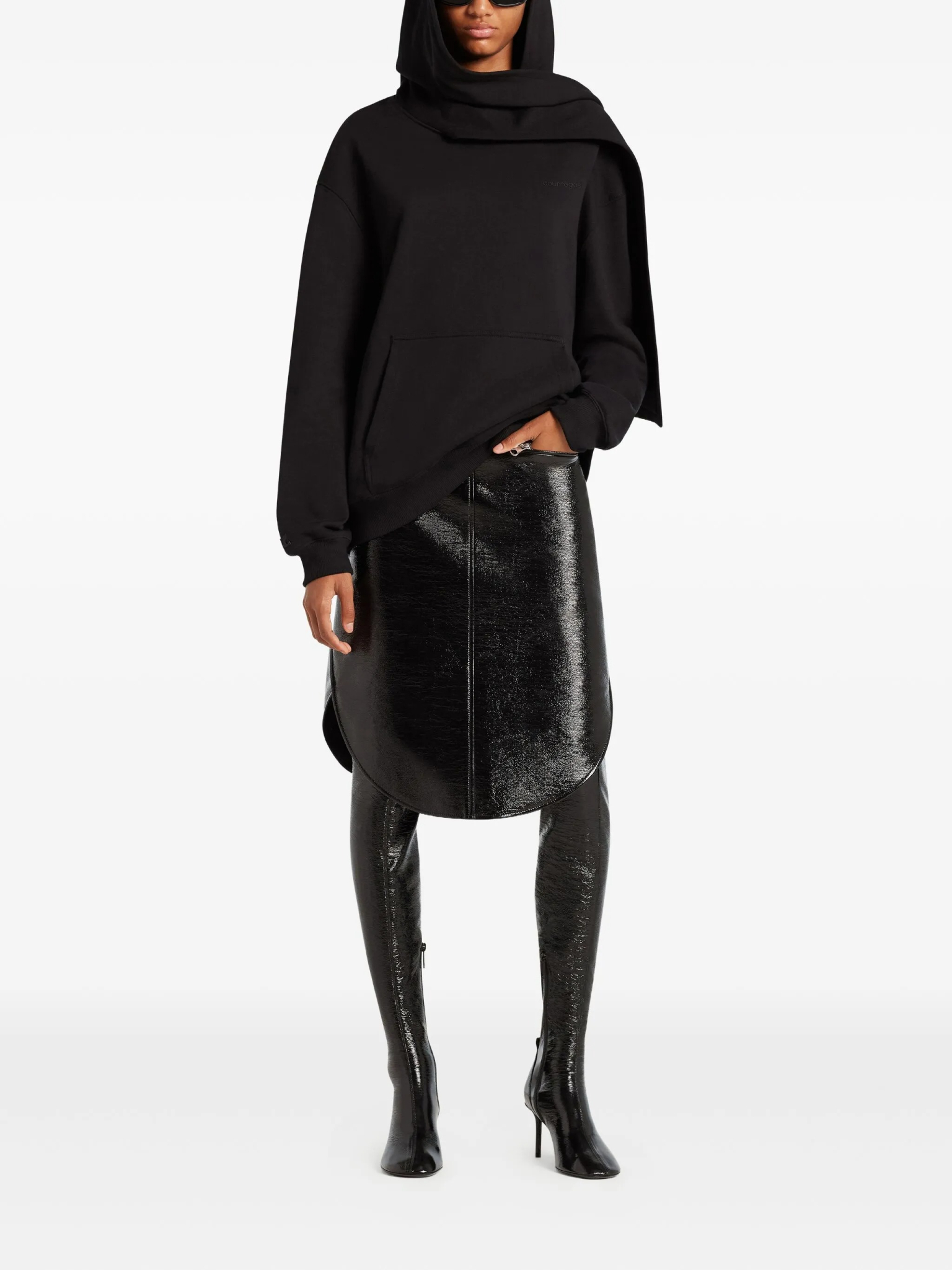[Courreges] Hoodie FW25 325JHO047JS0234