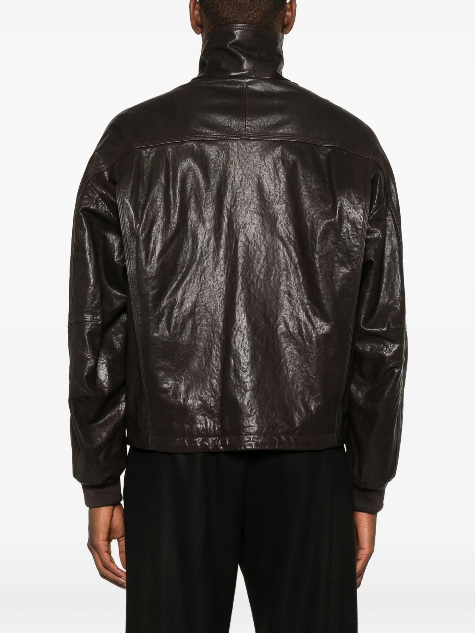 [Emporio Armani] Leather Jacket FW25 EM004280AF21246