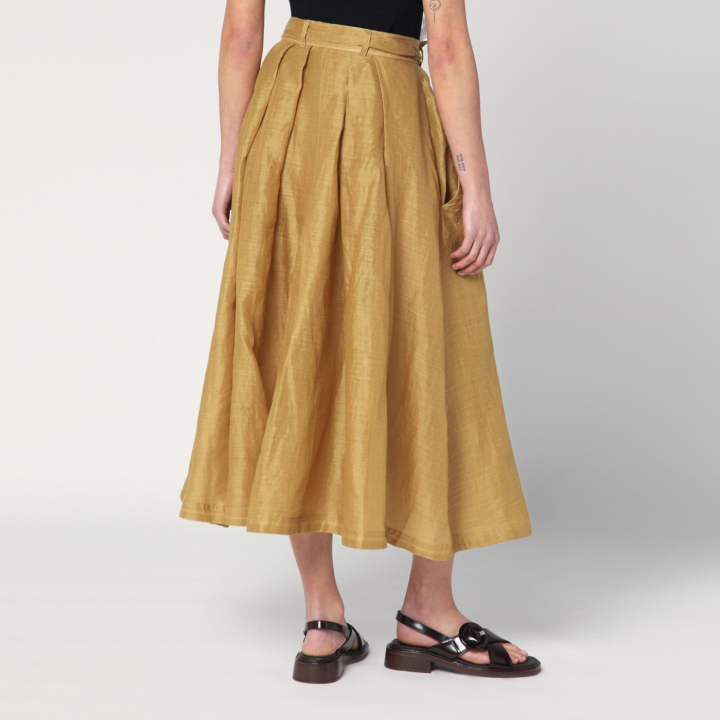 [MKDT STUDIO] Midi skirt SS25 25-2-078-3952CO