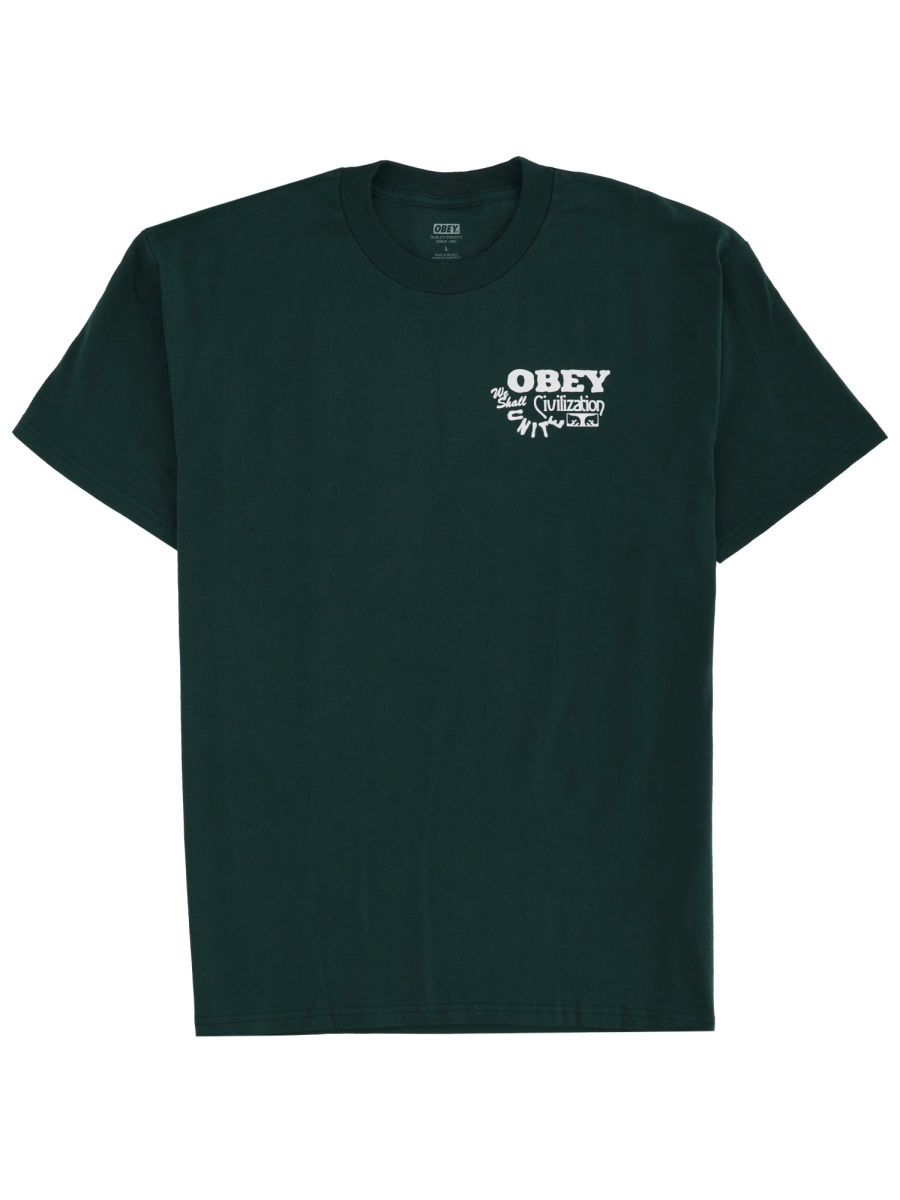 [OBEY] T-shirts Short Sleeve FW25 165264205_RAINFOREST