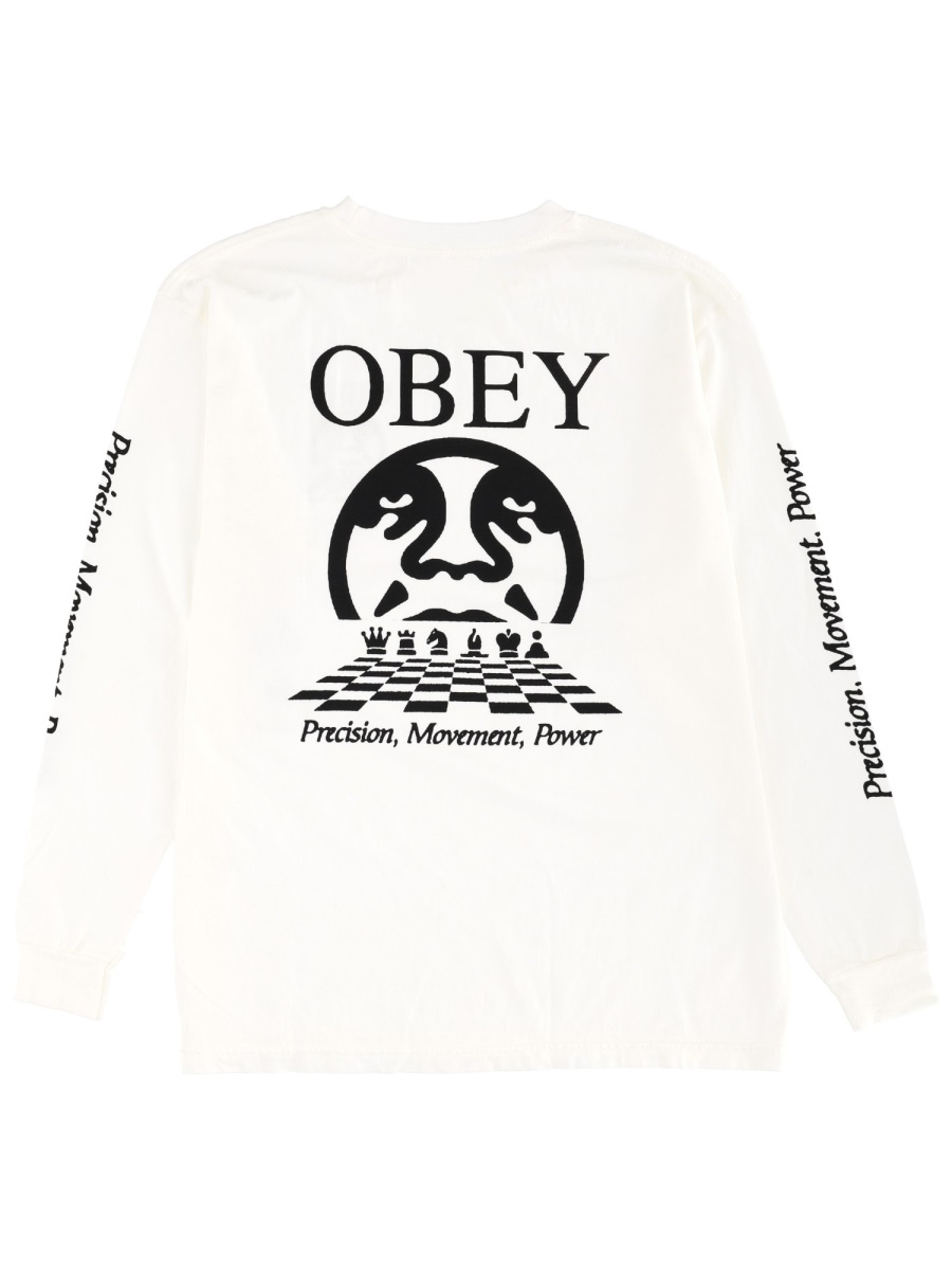 [OBEY] T-shirts Short Sleeve FW25 168004226_PIGMENTVINTAGEWHITE