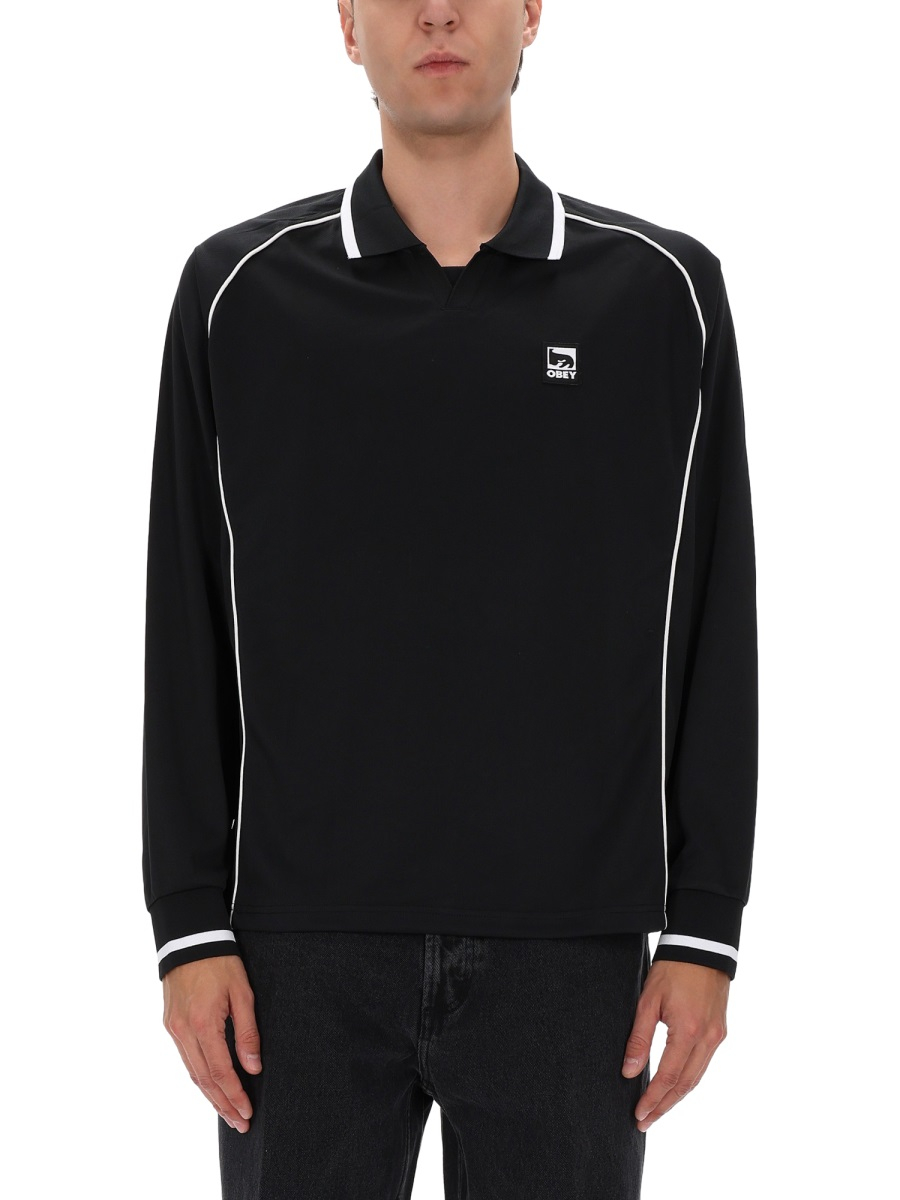 [OBEY] Shirts Long Sleeve FW25 131040059_BLACKMULTI