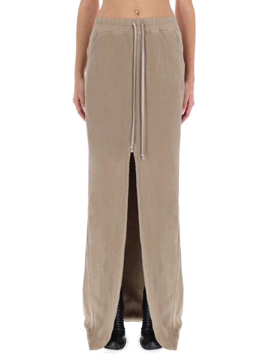 [RICK OWENS DRKSHDW] Long skirt FW25 DS02E7333_FSL88
