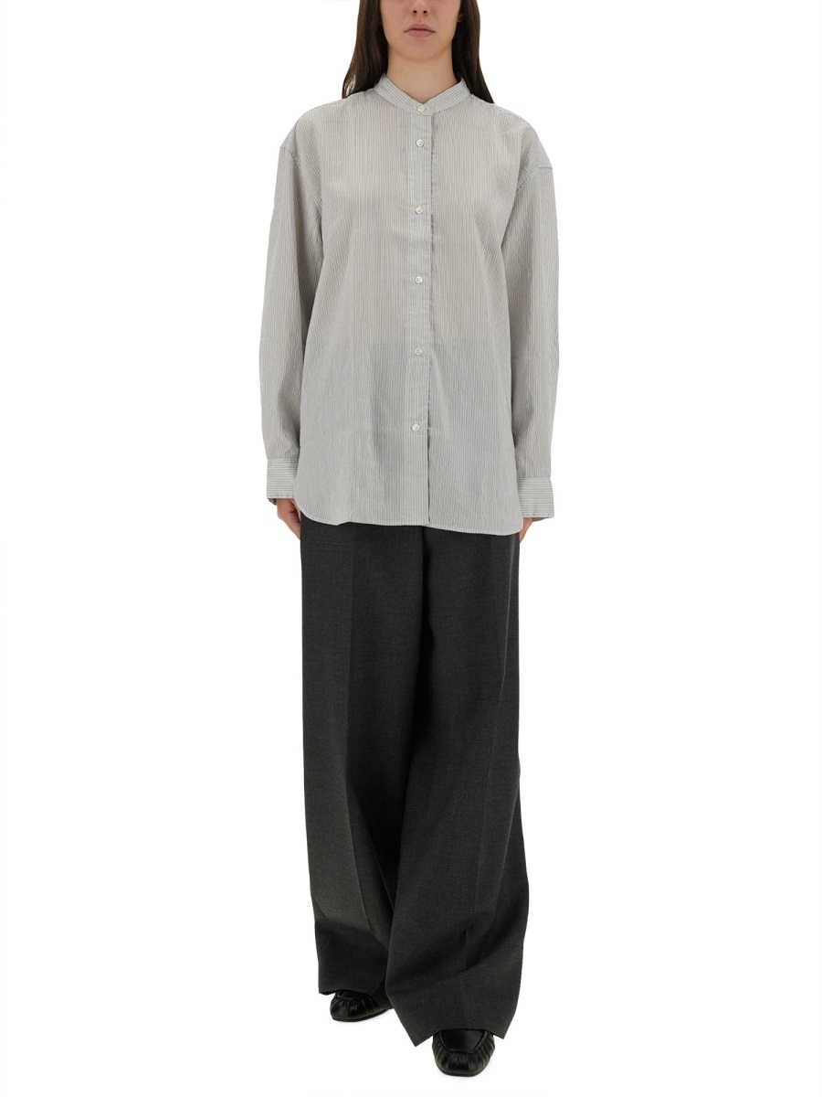 [Studio Nicholson] Shirts Long Sleeve FW25 DILYSSNW-1736_CHALKSTRIPE