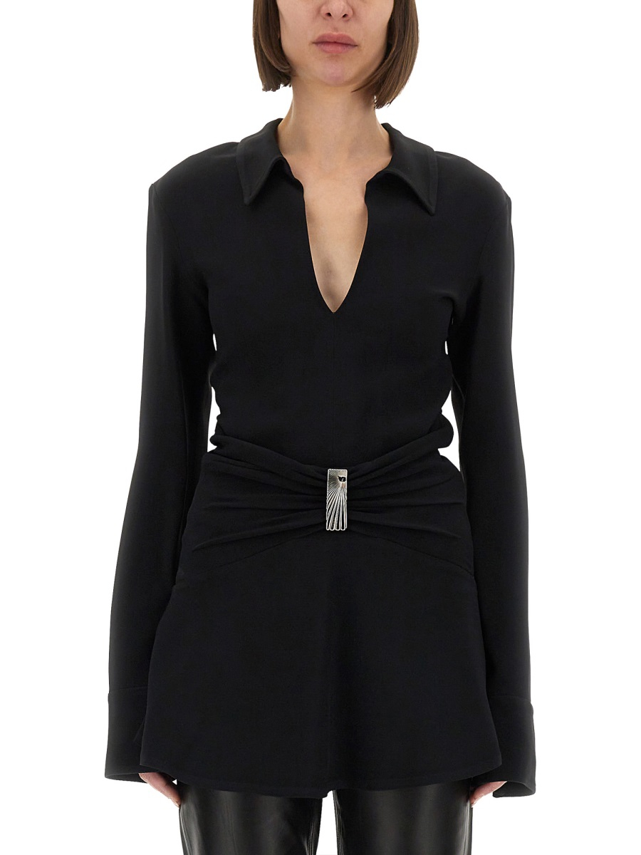 [The Attico] Long sleeve dress FW25 251WCA00449_ACC001AA100