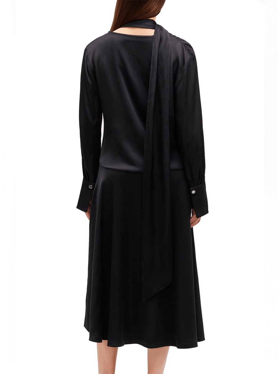 [GANNI] Long sleeve dress FW25 W0860_099